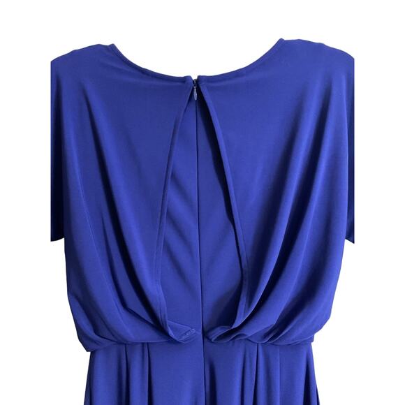 Vince Camuto Jumpsuit Women's Size 0 Blouson Blue Wide Leg Stretch Pockets - Picture 11 of 14